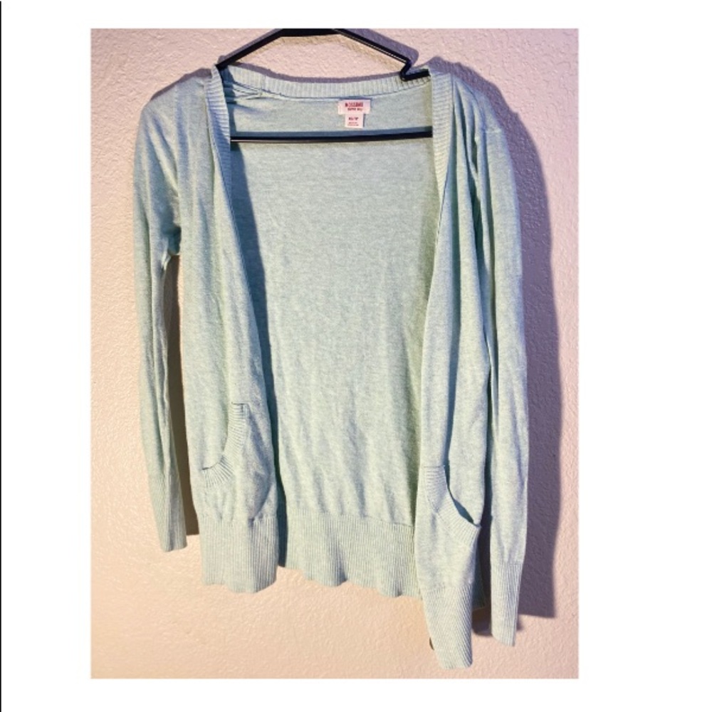 Mint green cardigan